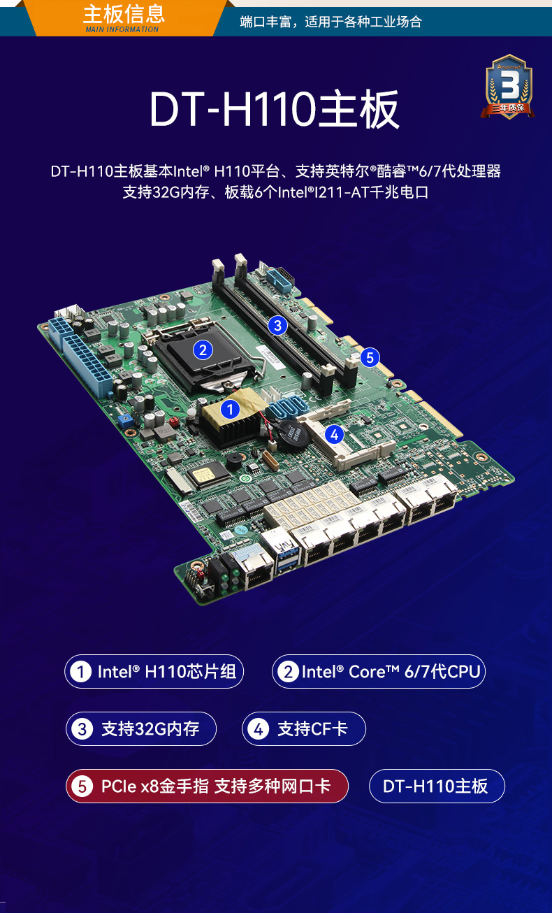 1U多网口工控机主机,网络安全工业电脑,DTG-U1713-XH310 1U多网口工控机主机,网络安全工业电脑,DTG-U1713-XH310