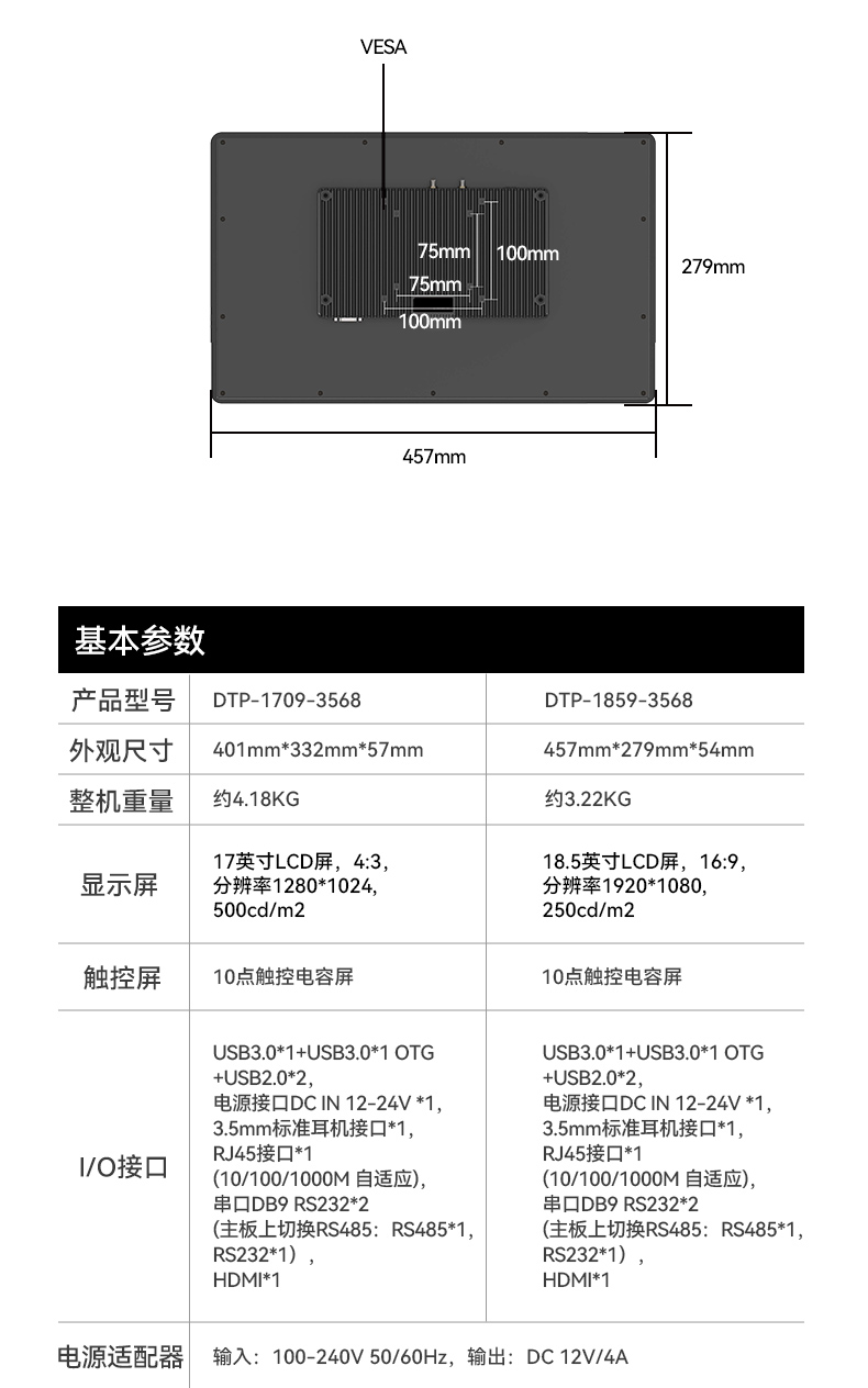18.5英寸工业平板电脑,高清显示触摸工控一体机,DTP-1859-3568.jpg 18.5英寸工业平板电脑,高清显示触摸工控一体机,DTP-1859-3568.jpg
